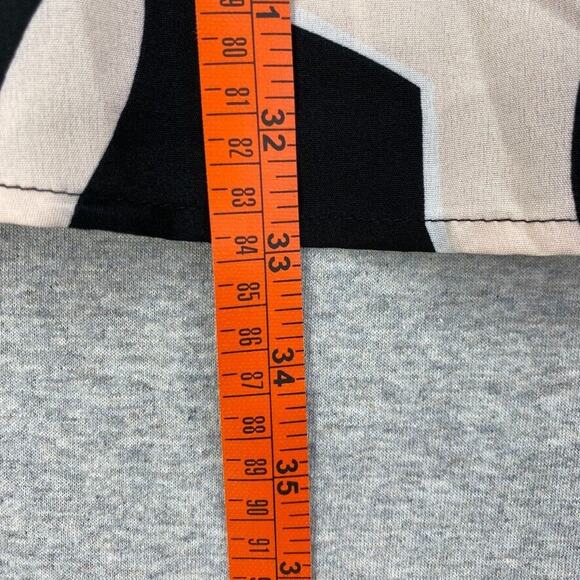 Shein Dress Womens Extra Small 2 Black White Graphic Print Long Sleeve - Picture 12 of 14